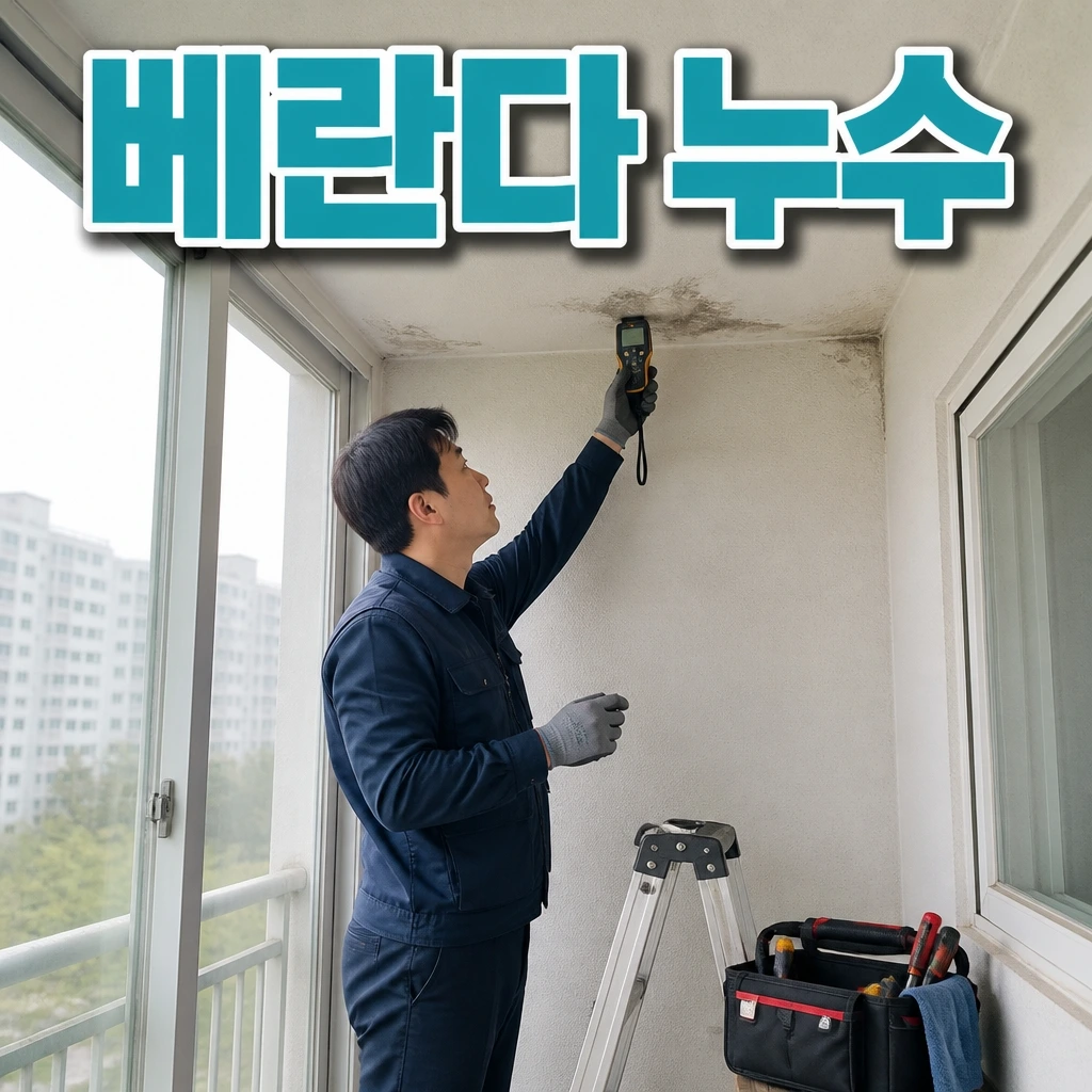 대전광역시 배관누수상담 - 베란다누수 관련 상담 안내 이미지