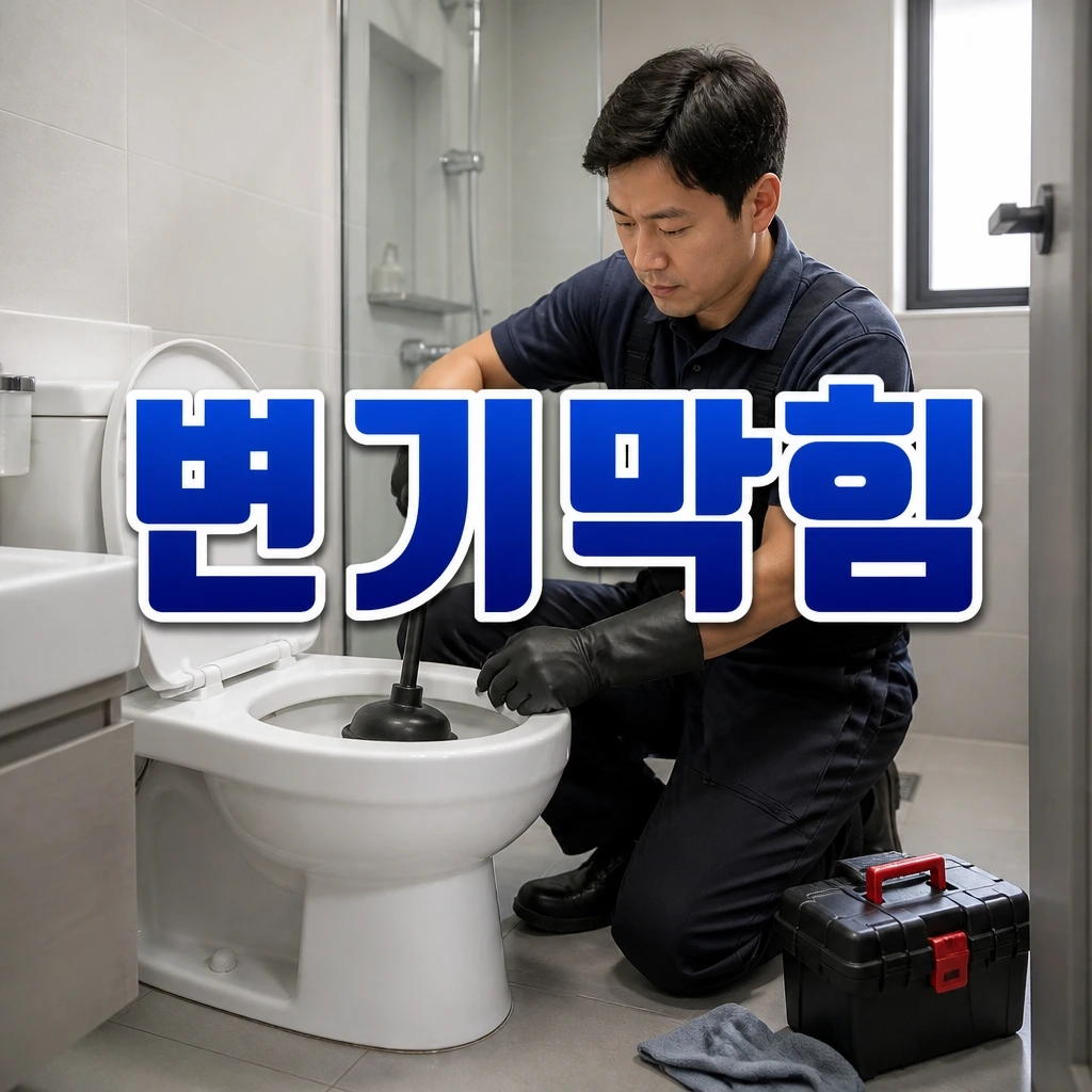 제주특별자치도 배관누수상담 - 변기막힘 관련 상담 안내 이미지