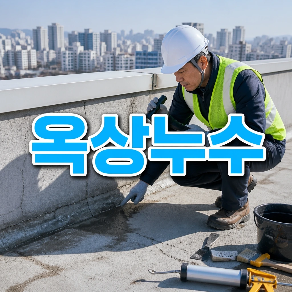 대전광역시 배관누수상담 - 옥상누수 관련 상담 안내 이미지